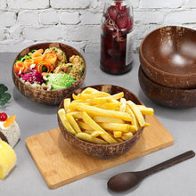 Load image into Gallery viewer, Large 24-Piece Set of Polished Coconut Bowls - Ideal for Salads and Smoothies