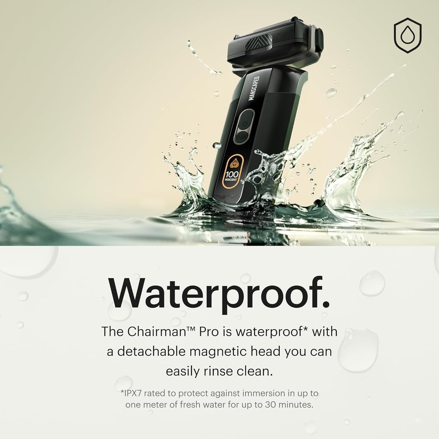 The Chairman PRO Men’s Electric Foil Shaver: SkinSafe, Travel Ready & Versatile