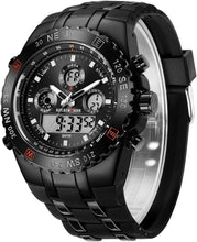 Load image into Gallery viewer, Big Face Luxury Military Watch – 3ATM Waterproof &amp; Multi-Functional Features