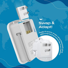 Load image into Gallery viewer, Multi-Device Travel Adapter with Quick Charge 3.0 - Compact &amp; Lightweight Design