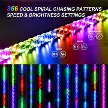 Load image into Gallery viewer, 4FT Spiral RGB LED Whip Lights - App &amp; Remote Control, Perfect for ATV/RZR
