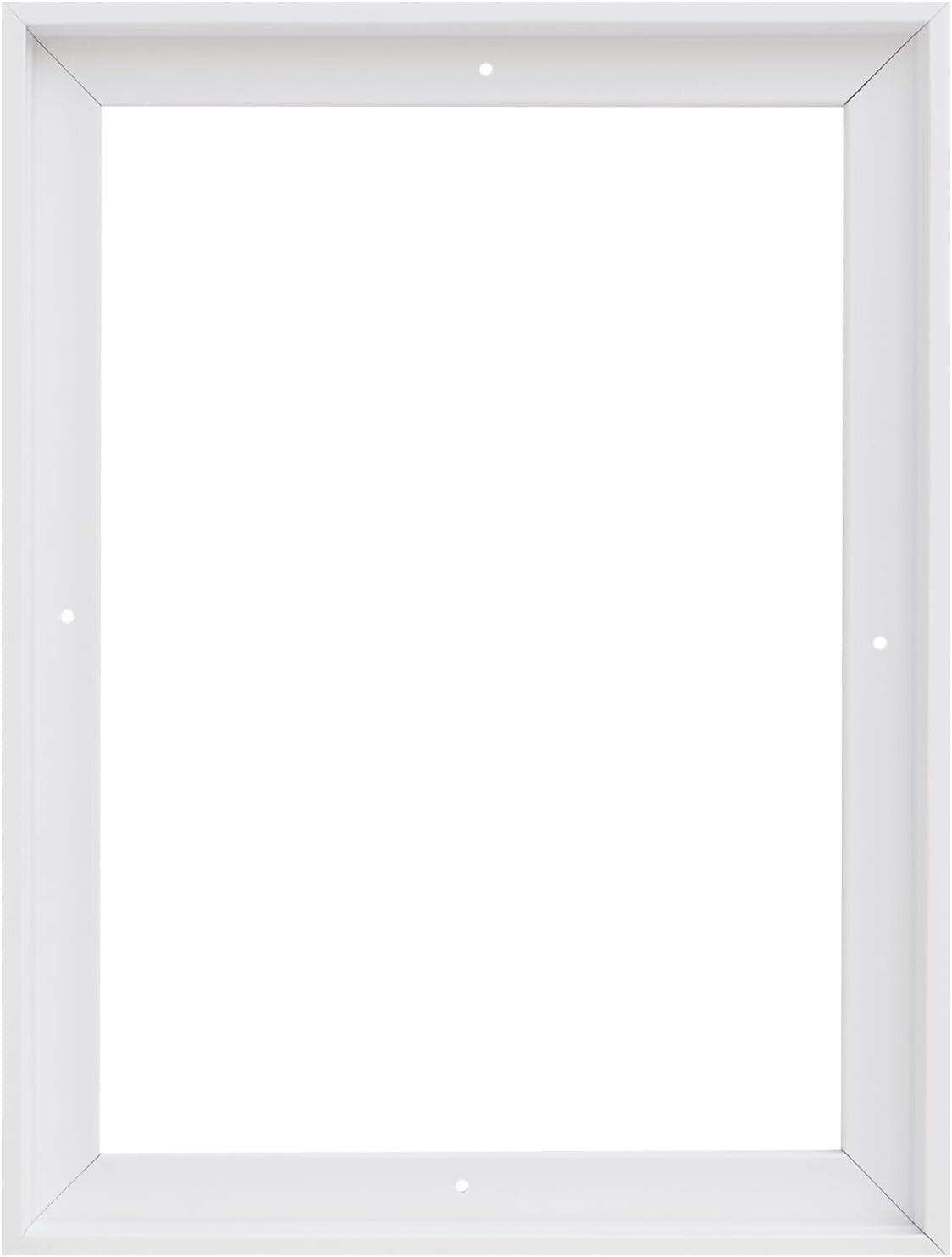 Minimalist 11x14 Floater Frame in White – Showcase Your Artwork with Style
