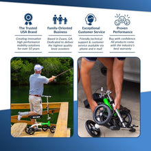Load image into Gallery viewer, GO Portable Knee Scooter - Foldable Knee Walker for Foot Surgery Recovery