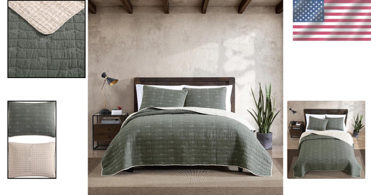 Rustic Troutdale King Quilt Set – Lightweight Cotton with Matching Shams