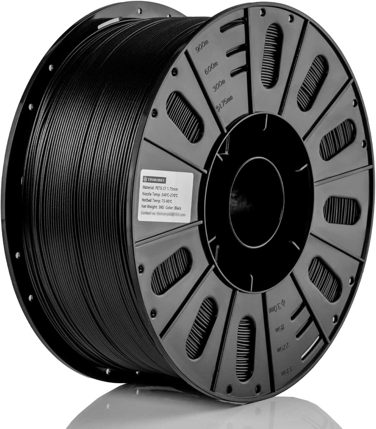 Premium 1.75mm PETG-CF Filament 3KG - Best for Bambu LAB and Creality Printers