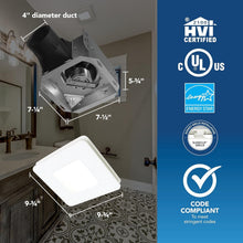 Load image into Gallery viewer, Seamless Ventilation: ENERGY STAR Bathroom Exhaust Fan with Easy Installation