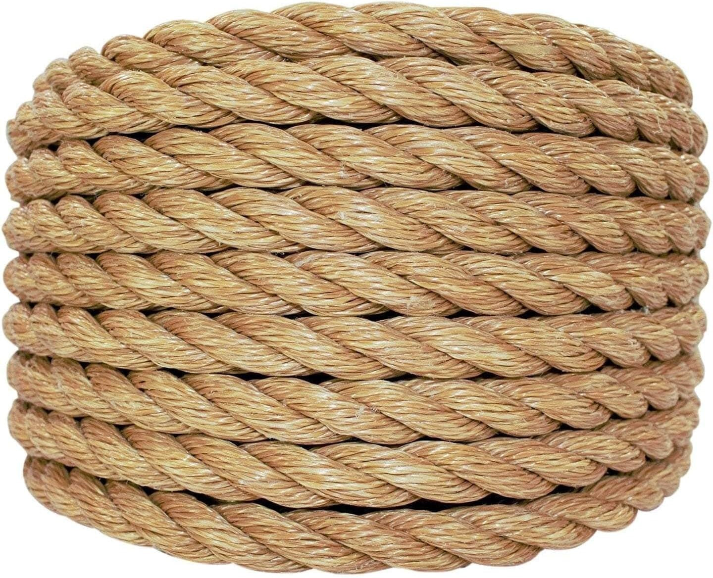Affordable 5/8" x 100ft UnManila Outdoor Rope - Ideal for Utility & DIY Projects