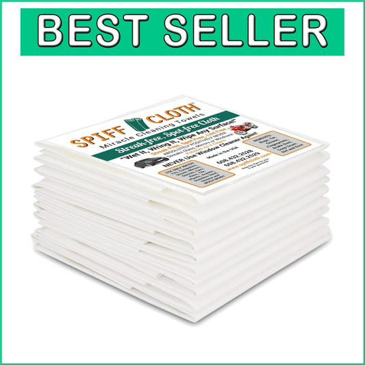 Chemical-Free Miracle Towels - 10 Reusable Streak-Free Cloths for Multi-Purpose