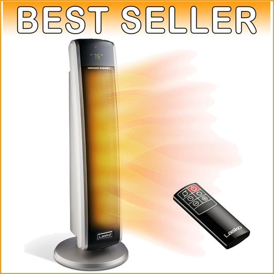 Digital Ceramic Tower Heater 1500W with Auto Timer & Quiet Operation for Comfort
