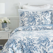 Load image into Gallery viewer, Luxury King Floral Cotton Quilt Set with Matching Shams - Farmhouse Style
