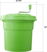Load image into Gallery viewer, FDA Compliant 5-Gallon Salad Spinner - Quickly Dry Greens in Commercial Kitchens