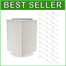 Load image into Gallery viewer, 14" Rotating Countertop Display with 32 Hooks - Perfect for Retail Merchandising