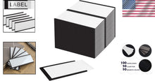 Load image into Gallery viewer, C Channel Magnetic Label Holders - 50 Packs, 5" x 3" Weatherproof for Easy Use