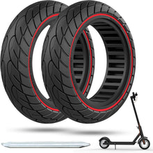 Load image into Gallery viewer, Durable 10x2.125 Solid Rubber Tire - Anti-Puncture for Electric Scooters (2pcs)