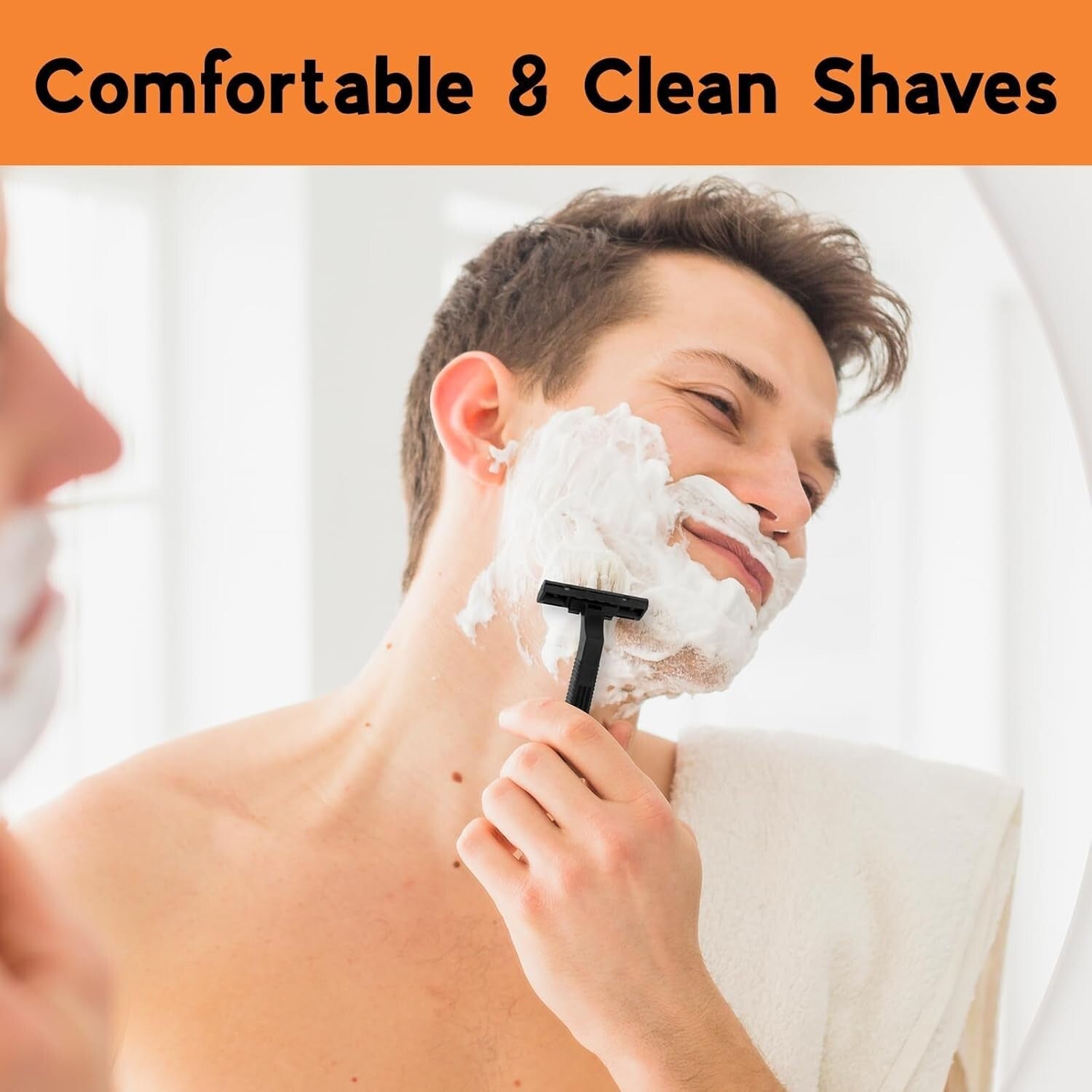 Bulk 550 Count Stainless Steel Disposable Razors for Men & Women - Travel Ready