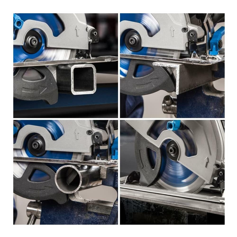 Lightweight 11.4 lbs Circular Saw with 7-1/4" Carbide Blade for Effortless Cuts