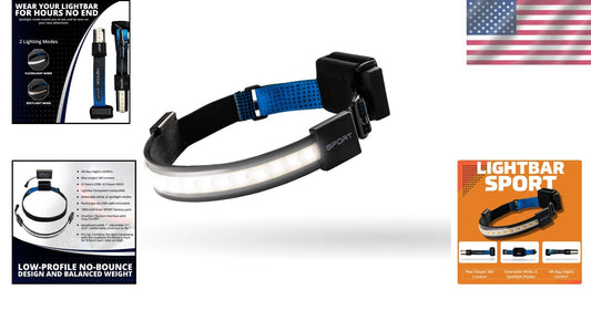 Versatile 300-500 Lumens Headlamp - Adjustable & Water-Resistant for Adventures