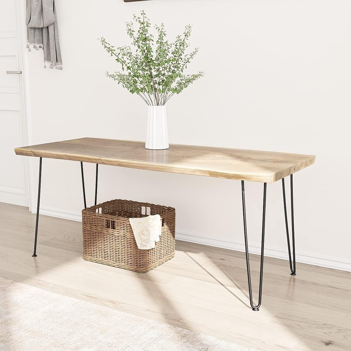 Versatile 20 Inch Hairpin Furniture Legs - Heavy Duty for Table & Bench Making