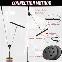 Load image into Gallery viewer, Versatile Home Gym Cable Machine - Silent Pulley System for Effective Workouts