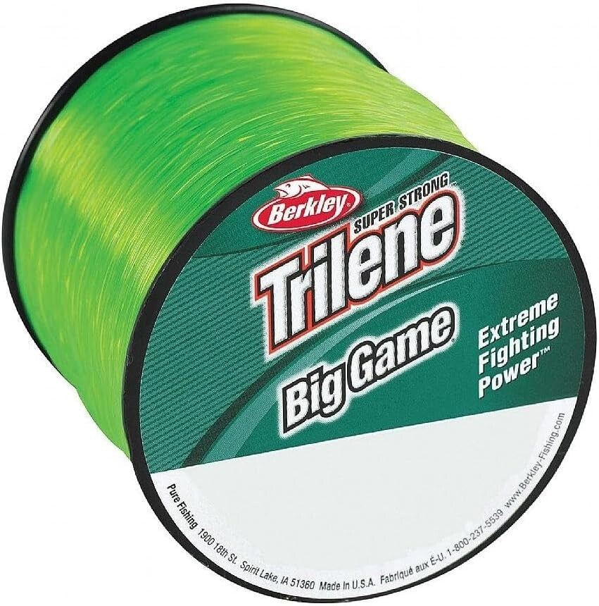 High Strength 2100 Yards Green Monofilament Fishing Line - 80 Lb Breaking Power