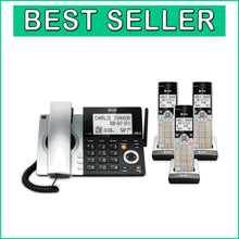 Load image into Gallery viewer, Dect 6.0 Expandable Phone Set with Digital Answering Machine &amp; Intercom Feature