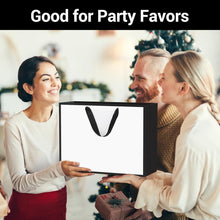 Load image into Gallery viewer, Elegant Black/White Gift Wrap Bags - 50 Count, Perfect for Parties and Retail