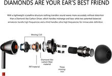 Load image into Gallery viewer, High Fidelity In-Ear Earphones with Quad Drivers &amp; In-Line Mic - Perfect for DJs