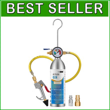 Load image into Gallery viewer, Lightweight A/C Flush Kit with 1L Capacity &amp; Pressure Gauge - Safe &amp; Reliable