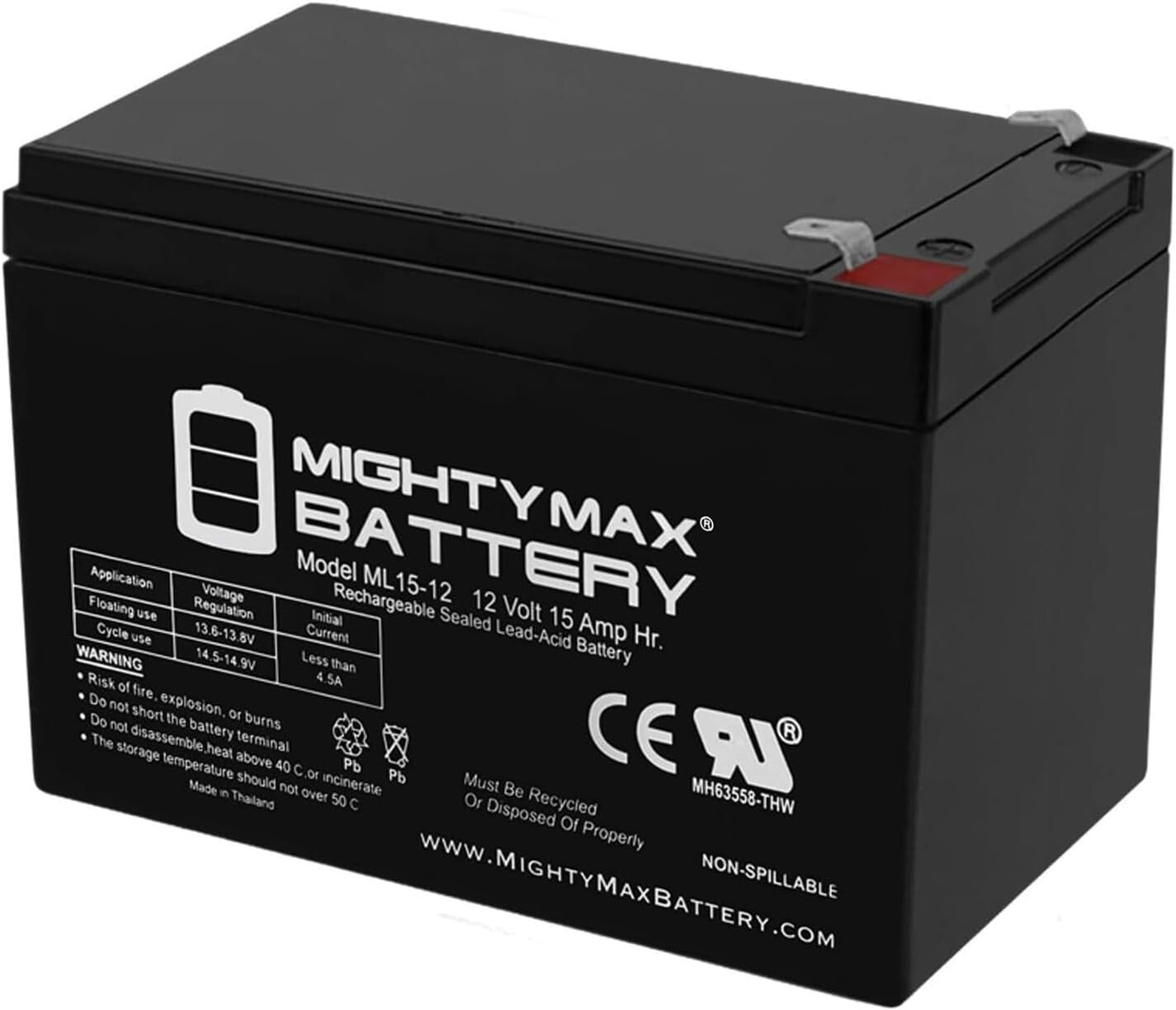 Versatile 12V 15AH Sealed Lead Acid Battery - Ideal for Multiple Applications