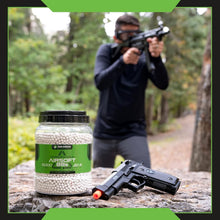 Load image into Gallery viewer, Eco-Conscious White Airsoft BBs - Biodegradable 6mm for Tournaments &amp; Practice