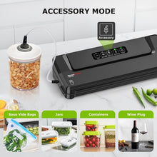 Load image into Gallery viewer, Lightweight Automatic Vacuum Sealer - Vacuum Bags &amp; Sous Vide Solution Included