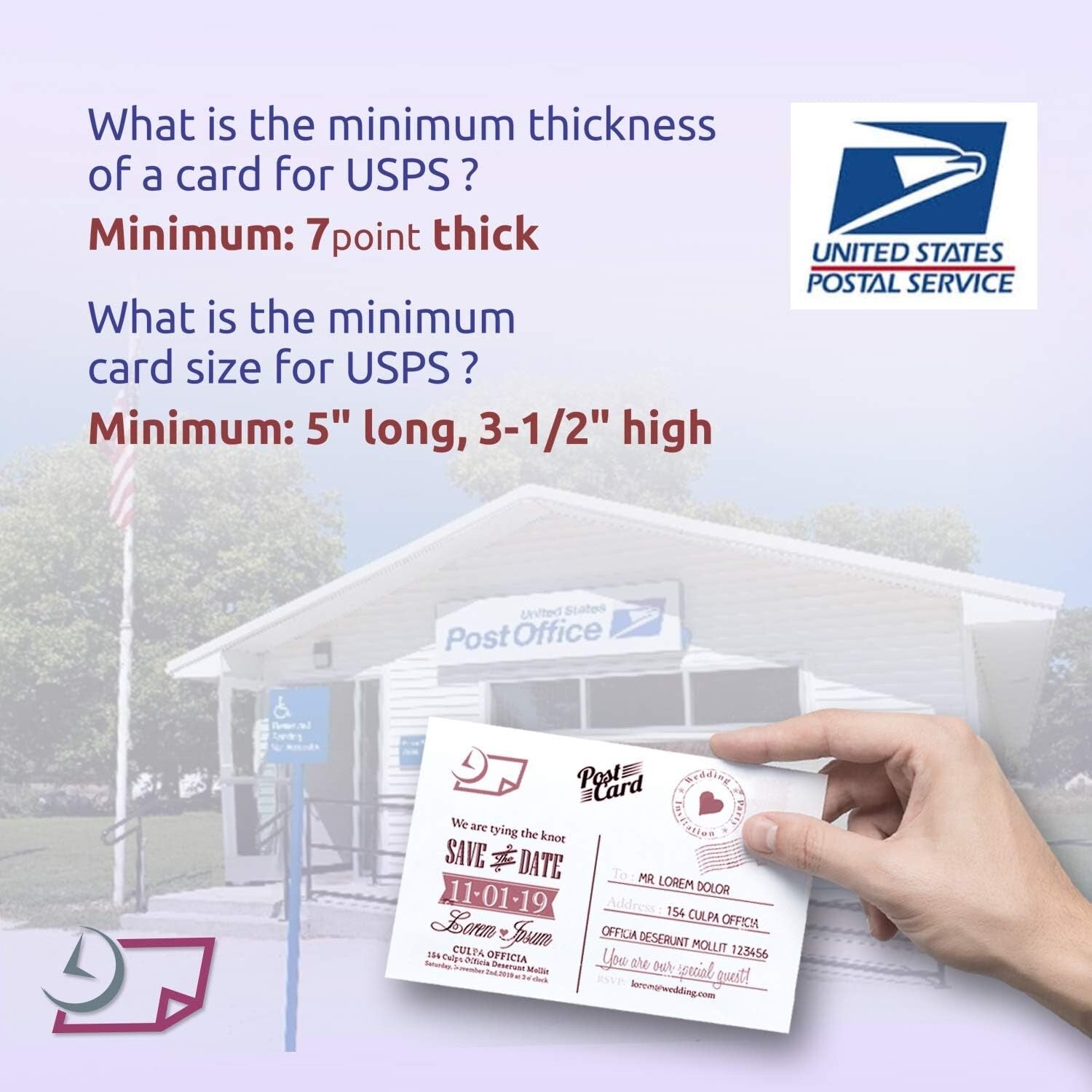 250 Sheets Extra Heavy 4 Per Page Laser & Inkjet Postcards - 1000 Cards