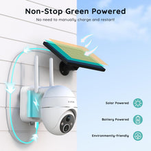 Load image into Gallery viewer, Color Night Vision Solar Security Camera with Adjustable Features for Outdoors