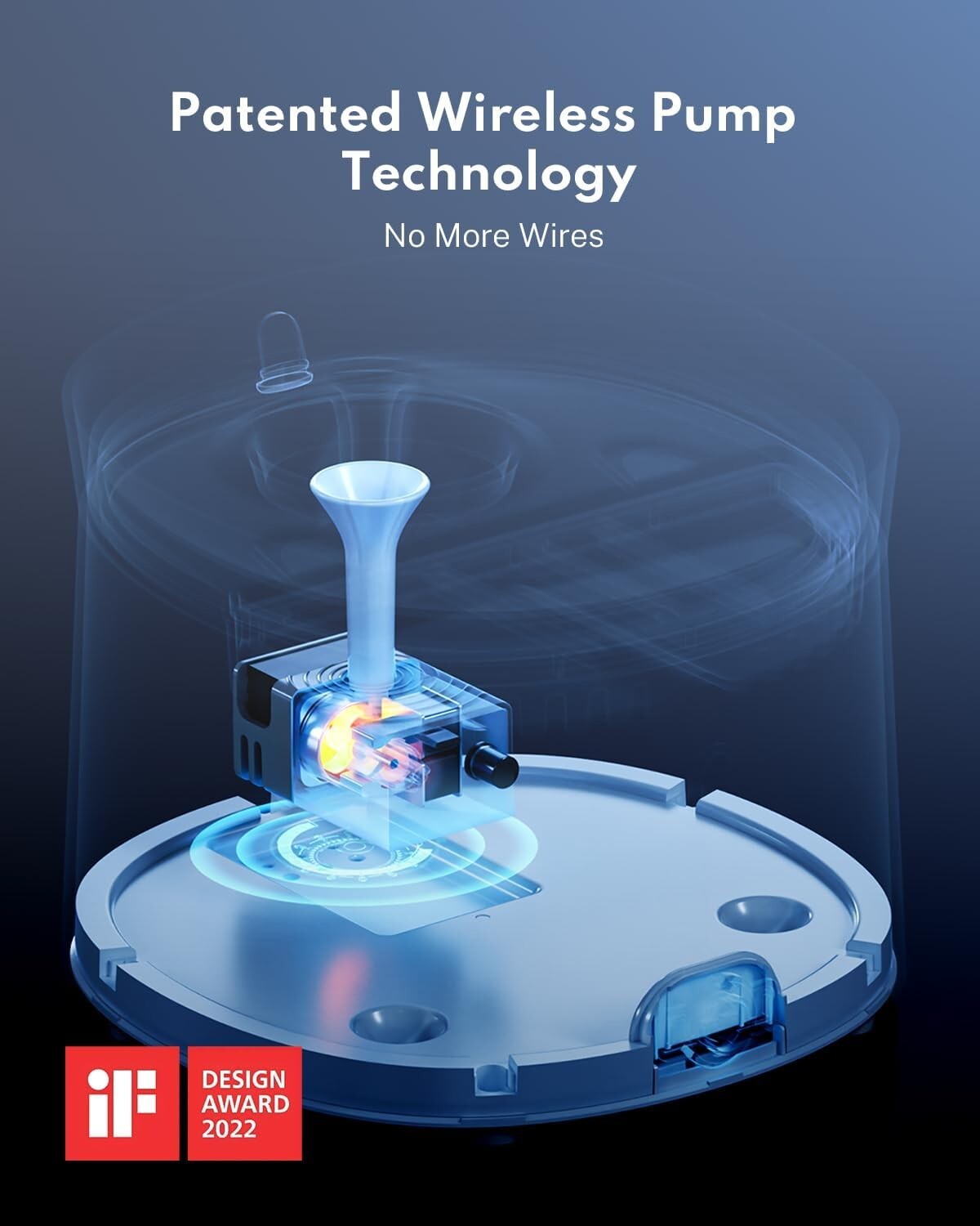 Dual Mode Cat Water Fountain, Quiet 2L Dispenser with Effortless Cleaning System