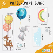 Load image into Gallery viewer, Removable Hot Air Balloon Wall Decals for Children - Eco-Friendly Decor Solution