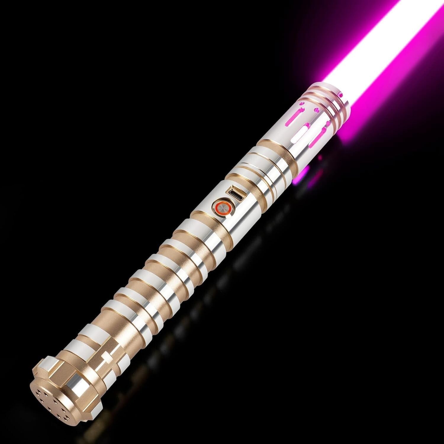 Realistic Metal Hilt RGB Lightsaber - Smooth Swing & Heavy Duty Design