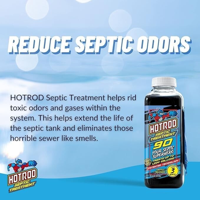 Cost-Effective Liquid Septic Treatment – 12 Month Supply for Odor-Free Systems