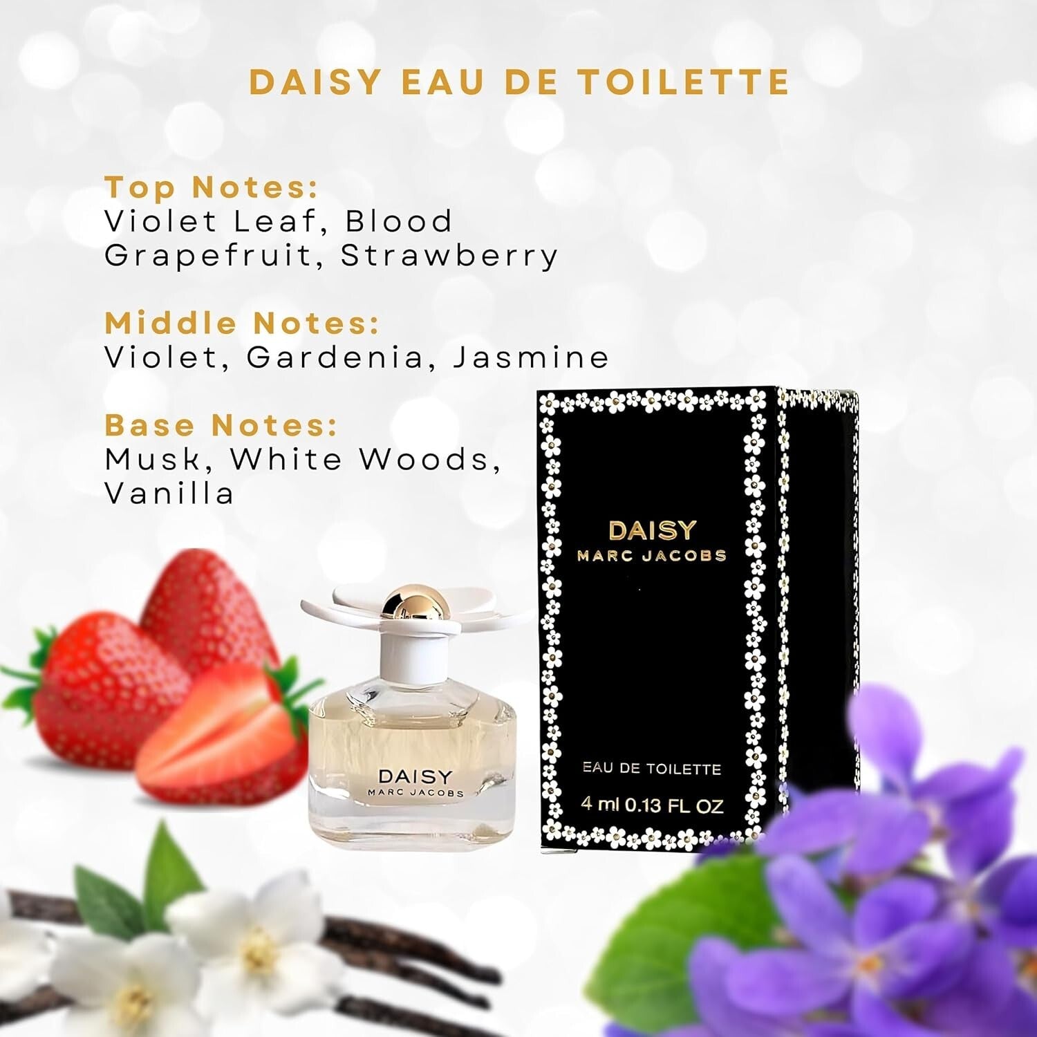 4-Piece Mini Perfume Gift Set for Women - Travel Size Luxury Fragrances