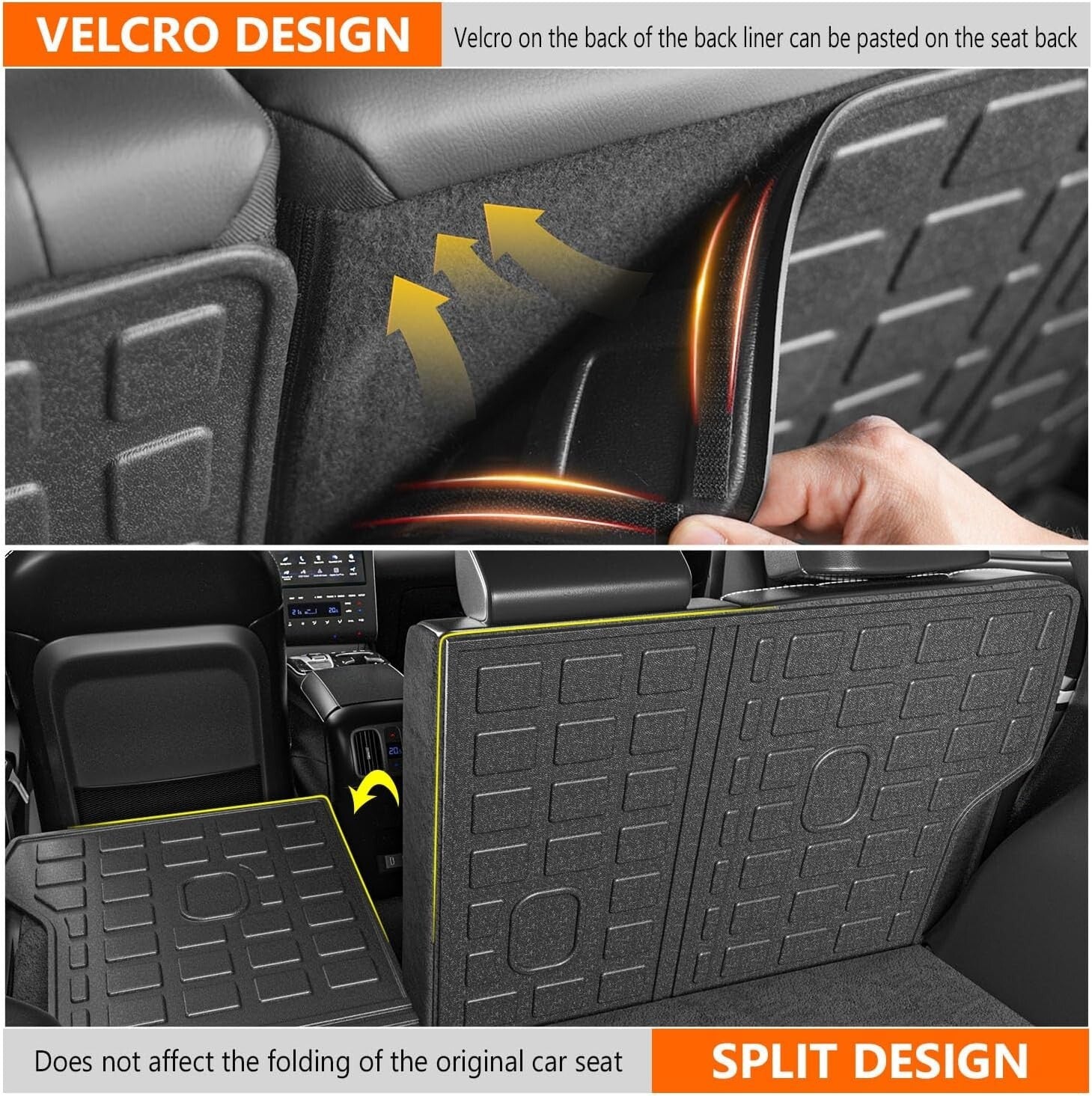Custom Fit Backrest Mat for 2022-2025 Hyundai Tucson - Scratch Protection