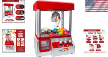 Load image into Gallery viewer, Fun Retro Claw Machine with Sound - Ultimate Home Prize Vending Experience