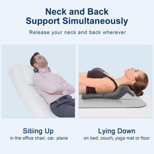 Load image into Gallery viewer, Portable Neck Support Pillow with Upper Back Massage Point - 16.14 x 7.48 in.