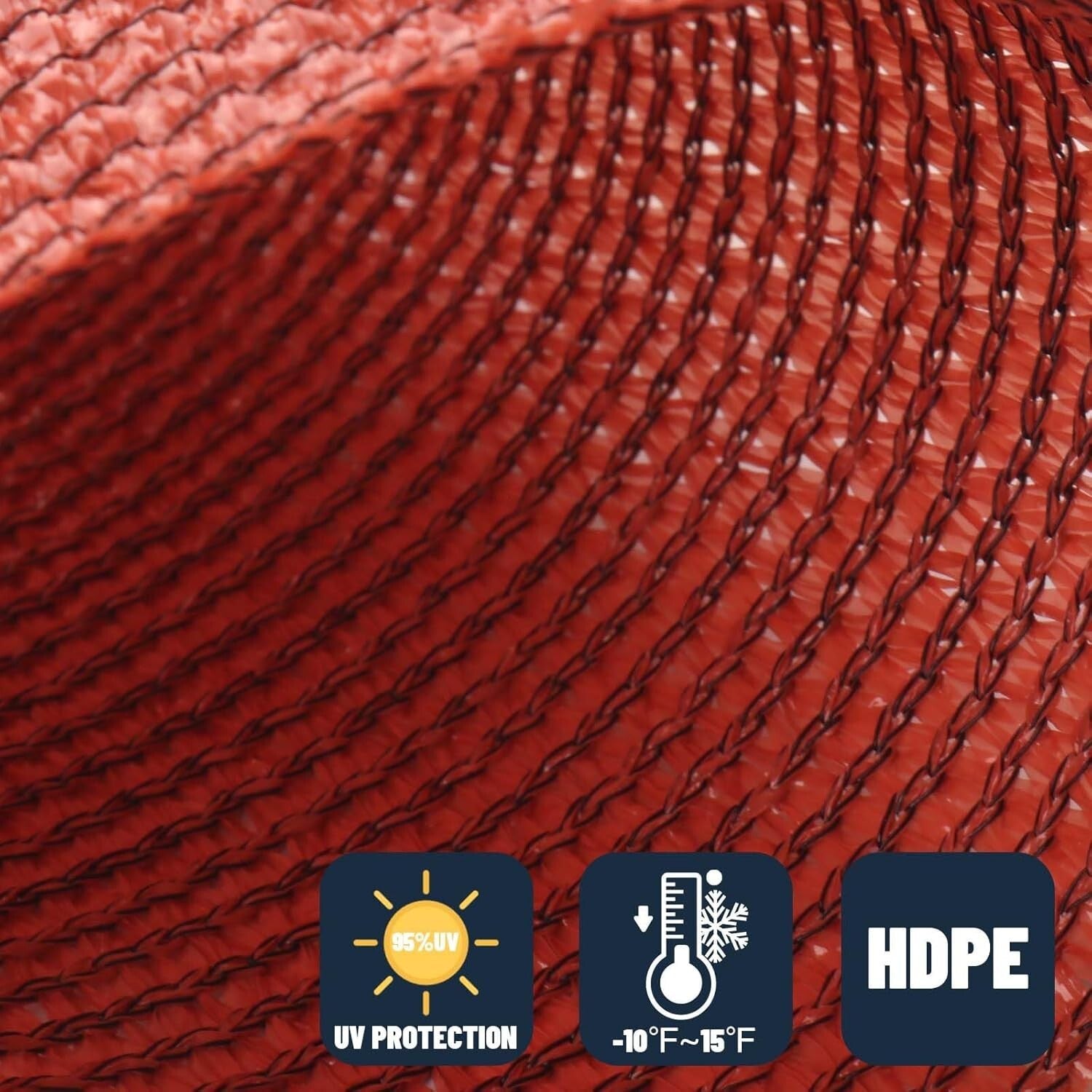 Customizable 12'x16' Rectangle UV-Blocking Shade Sail – Perfect for Gardens