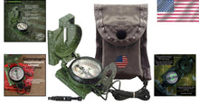 Load image into Gallery viewer, Precision Military Lensatic Compass - Waterproof &amp; Built for Tough Conditions