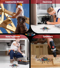 Load image into Gallery viewer, Ultimate 60pc Drill Bit Holder with Ball Bearing Locking Mechanism for Heavy Use