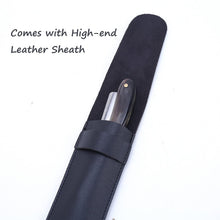 Load image into Gallery viewer, Pre-Sharpened Straight Razor with Real Horn Handle - Ultimate Shaving Experience
