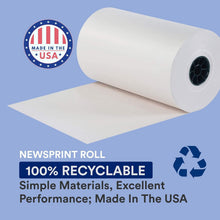 Load image into Gallery viewer, 1440' Packing Paper Roll - 1000 Sheets of Eco-Friendly Newsprint for Shipping