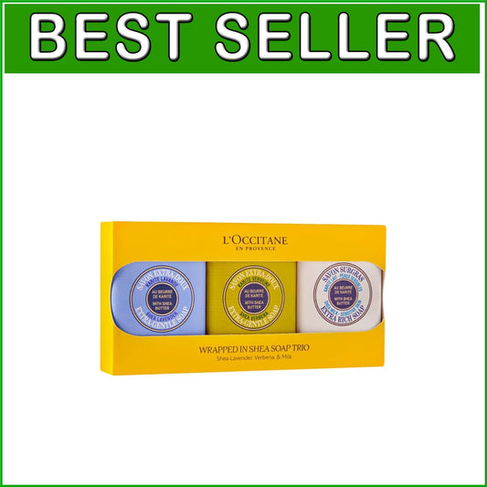 Softening Shea Milk Soap Bar with Lavender & Verbena Scent for All Skin Types