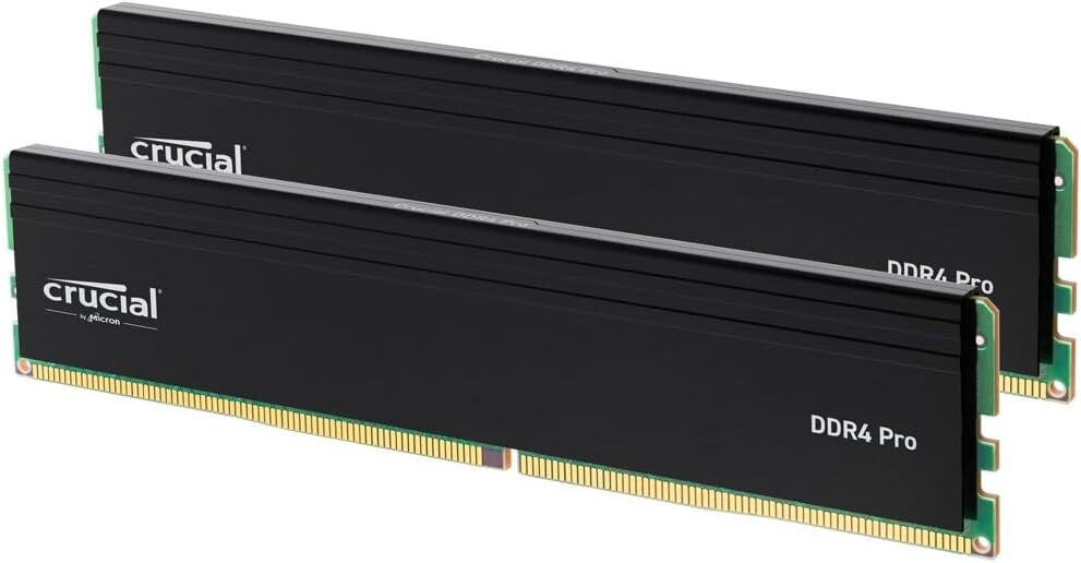 Crucial Pro 32GB DDR4 UDIMM RAM - 3200MHz Performance Amplifier for Desktops