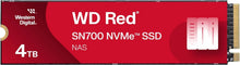 Load image into Gallery viewer, Enhance Your NAS with 4TB WD Red SN700 NVMe SSD - Superior Speed &amp; Endurance