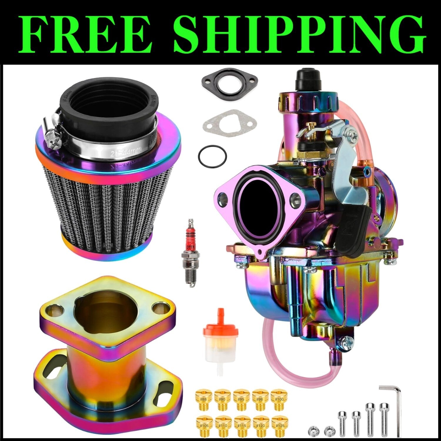 Predator 196cc VM22 Carburetor Kit - Complete Upgrade for Go-Karts & Mini Bikes
